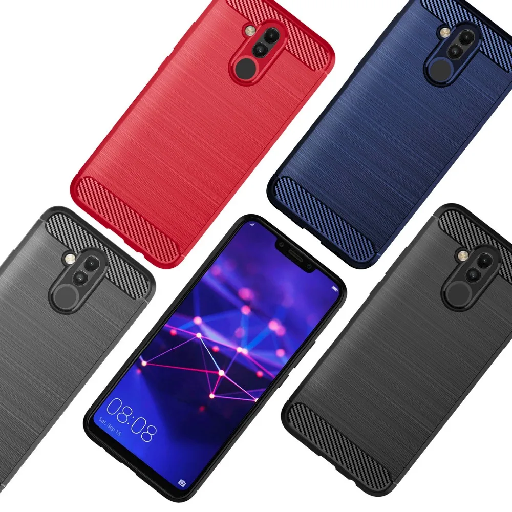 Матовый текстурный чехол для Huawei P40 Lite E P30 P20 Pro P10 Plus Mate 20 10 30 2019 P30Lite P40Lite из
