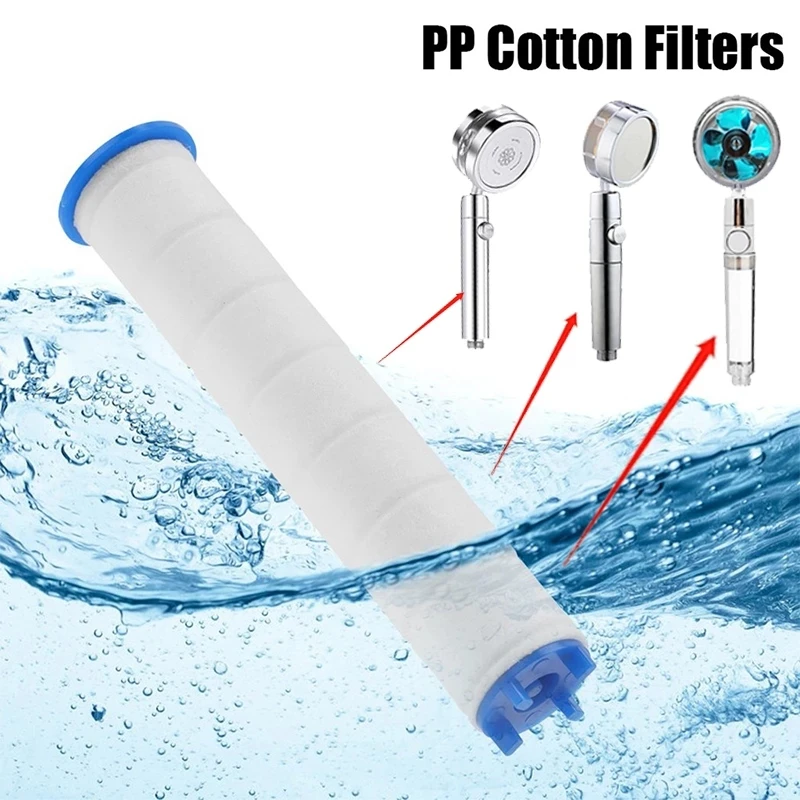 8 Pcs Shower Head Replacement PP Cotton Filter Cartridge Water Purification Bathroom Accessory Hand Held Bath Sprayer | Обустройство