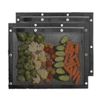 Сетчатая Сумка для гриля, антипригарная сумка для барбекю, подстилка для барбекю, для кухни, мяса, овощей, термостойкая, чехол для гриля