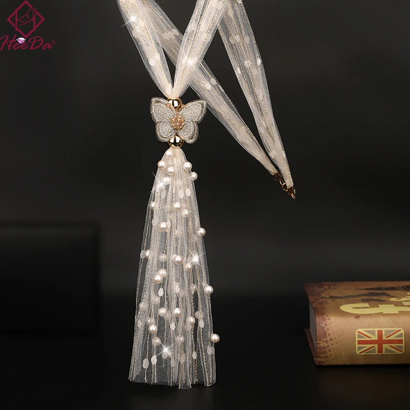 Женское Ожерелье с жемчугом элегантное Сетчатое ожерелье в Корейском стиле