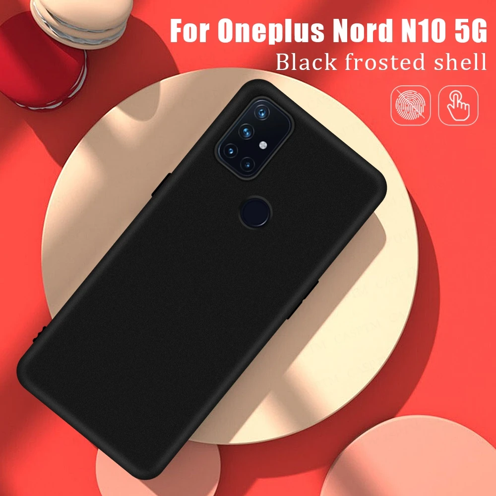 

For Oneplus 9 Pro Case For Oneplus 9 Cover Black Matte Soft TPU Protection Shockproof Cover For Oneplus 9 8 Pro Nord N10 5G N100