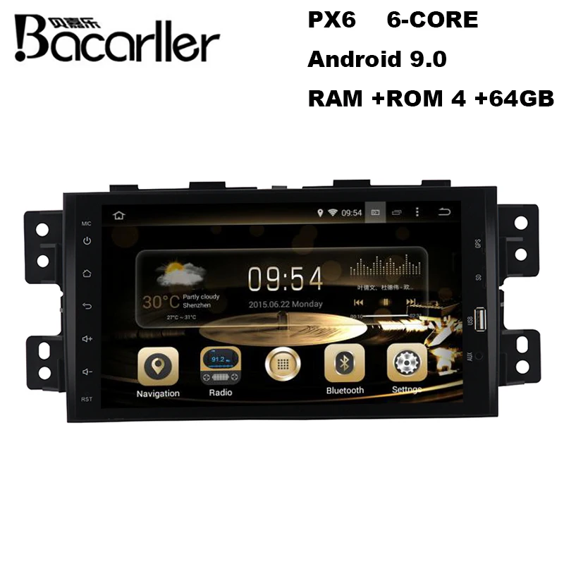 Автомагнитола PX6 4 + 64 ГБ для Kia Borrego/mohas с dvd gps навигацией|Автомагнитолы| |