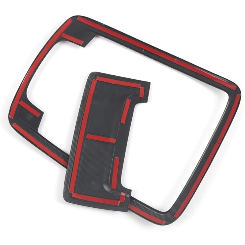 

for Dodge Ram 1500 2019 2020 Car Accessories Front Reading Lamp Light Cover Decorative Trim ABS Carbon Fiber Grain 2Pcs