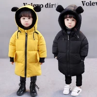 1 2 3 4 5 6 7 year baby kids parkas winter warm down jacket for girls coat long hooded childrens outerwear toddler girl clothes