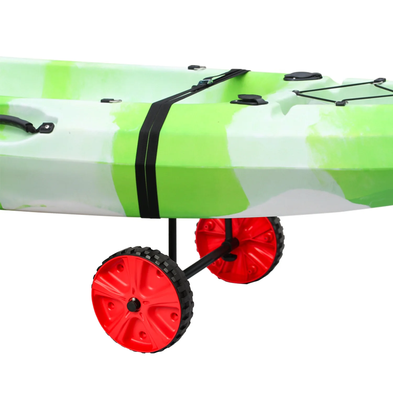 

ONEFENG Universal Kayak Cart Boat Carrier With Adjustable Width Axle for Carrying Canoes Trailer Rubber Protecive 2211-30