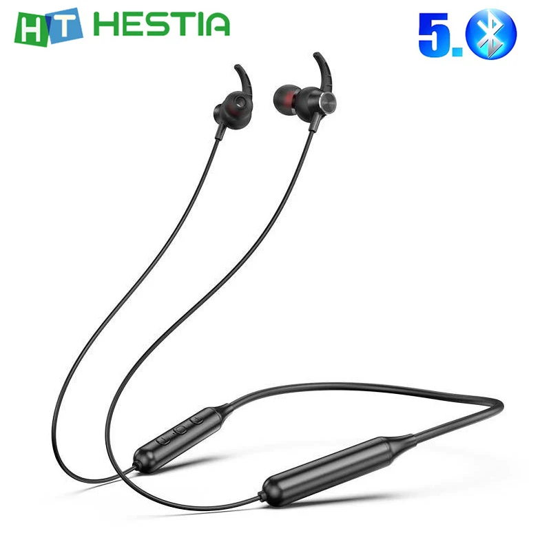 Беспроводной наушник DD9 с шейным ремешком спортивный магнитным креплением bluetooth