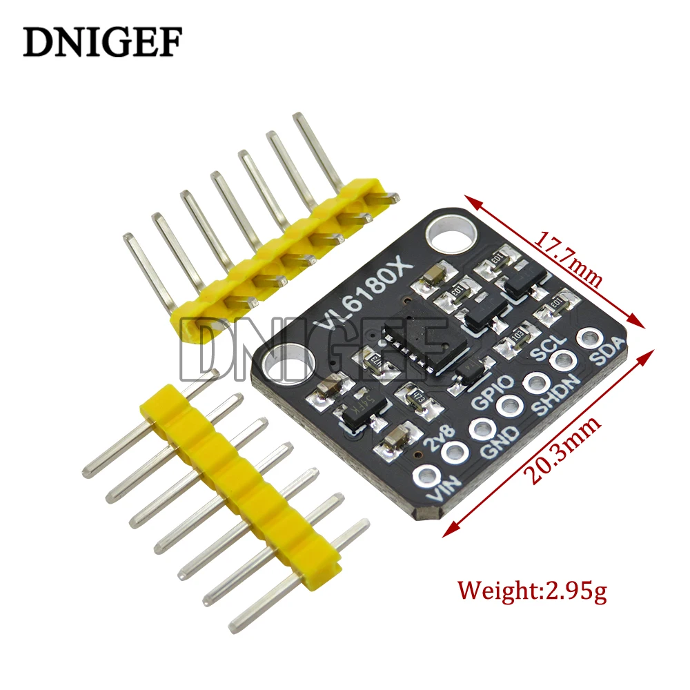 Оптический датчик дальности VL6180X модуль для Arduino I2C интерфейс 3 В 5 ИК-излучатель TOF