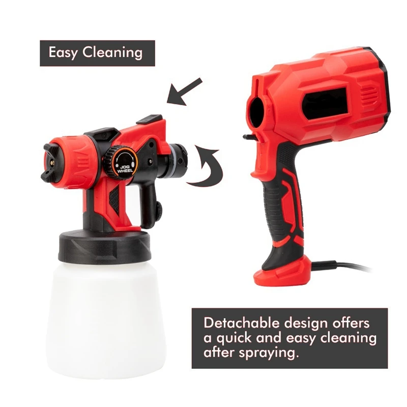 

Handheld Spray Guns Paint Sprayers 220V 550W High Power Home Electric Airbrush Easy Spraying Clean Perfect for Beginner