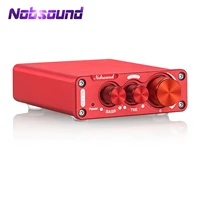 nobsound mini tpa3116 digital power amplifier class d stereo desktop audio amp 100w100w for home stereo speaker