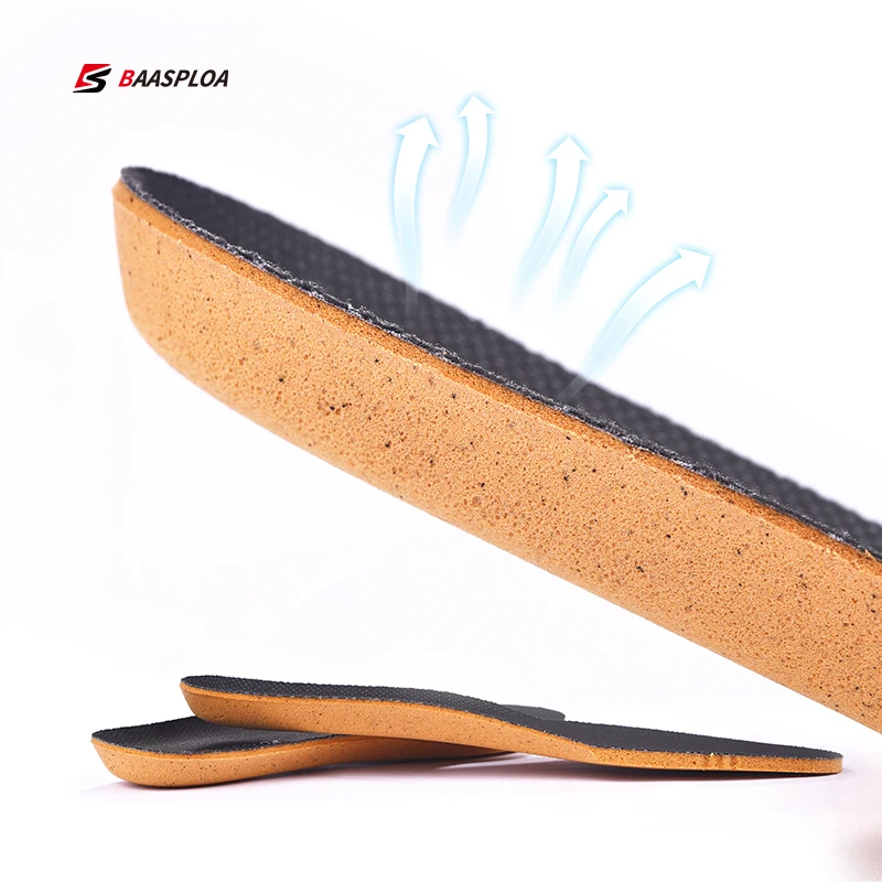 Baasploa 2021 Brand New Graphene Deodorant Sneaker Insoles Lightweight Breathable Insert Suction Perspiration Insole Casual