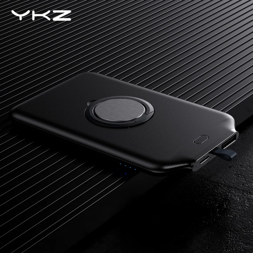 Портативное мини зарядное устройство YKZ 4000 мАч магнитное Беспроводное