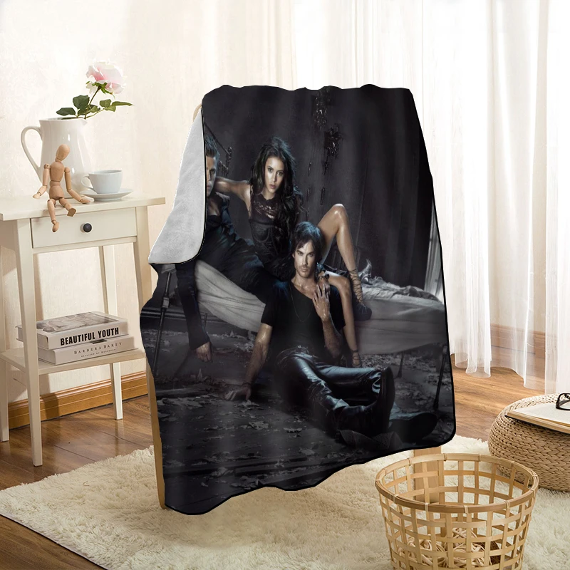 HEARMNY Дневники вампира ТВ Nap одеяло супер мягкая теплая микрофибра ткань для