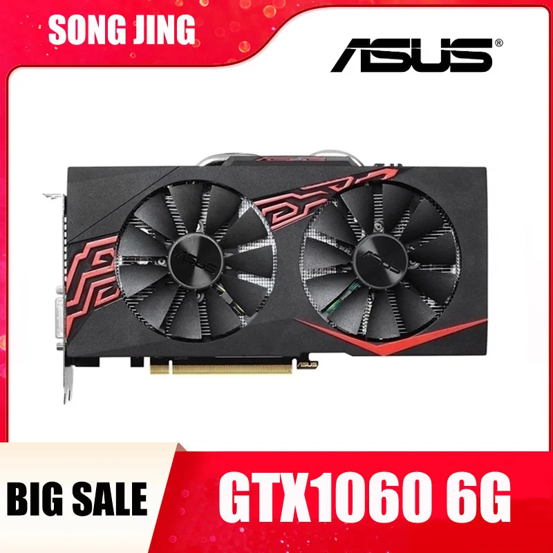 

Asus GTX 1060 6 ГБ 960 бит gddr5 nvidia geforce графические карты gpu компьютерная игровая настольная карта 1050ti