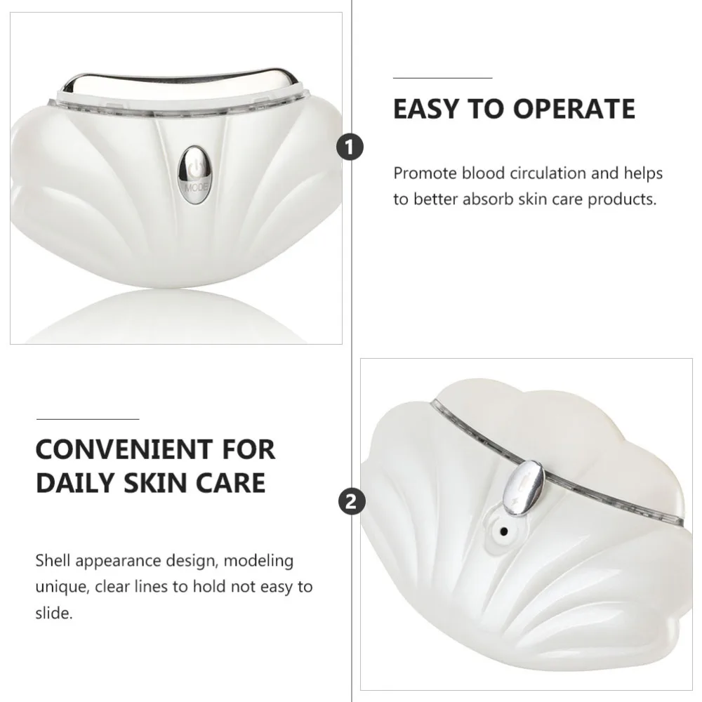 

1PC Facial Lifting Massager Hand-held Red Light Skin Firming Beauty Instrument