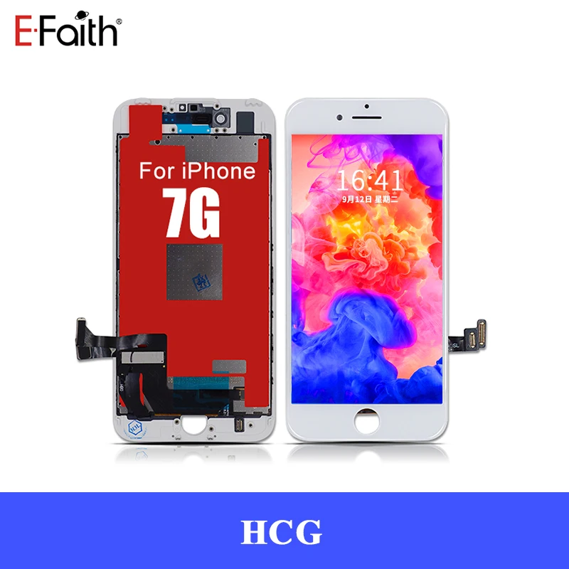 HCG 7G White 5 шт./партия EFaith HCG качественная цветная яркость для iPhone 7G 7P 7Plus 8G 8 P 8 Plus ЖК-дисплей с 3D сенсорным экраном - Цвет: HCG 7G White