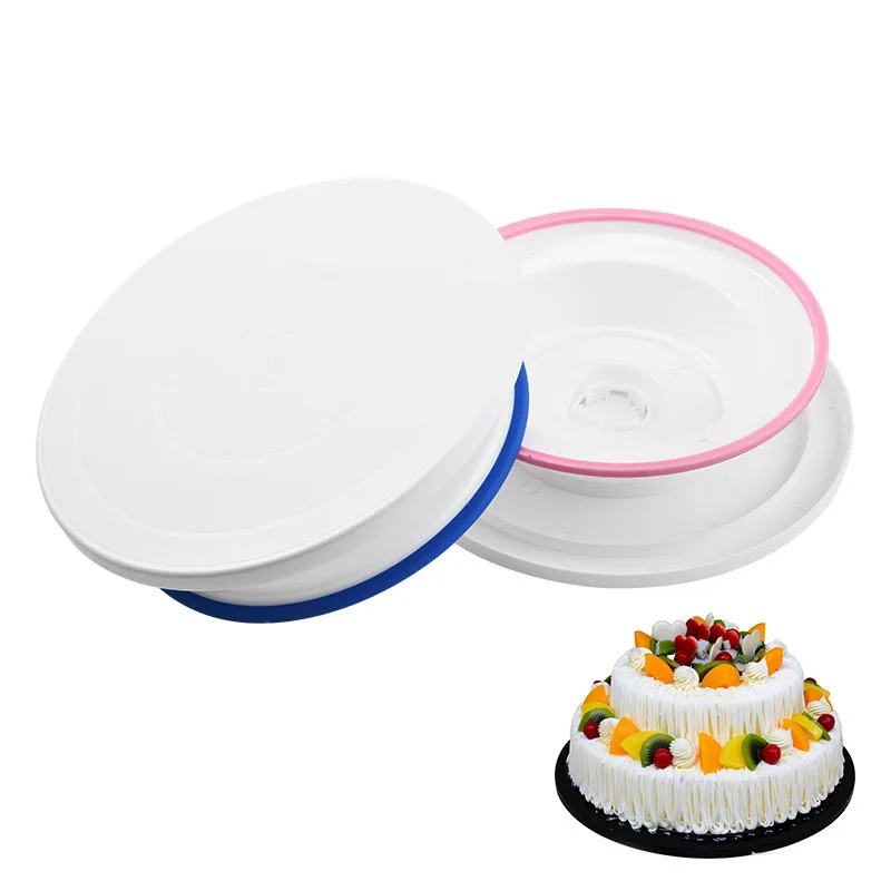

10 Inch Cake Rotatable Non Slip Round Cake Stand Cake Decoration Tool Turntable Kitchen Pot DIY Baking Tool Cake Tray