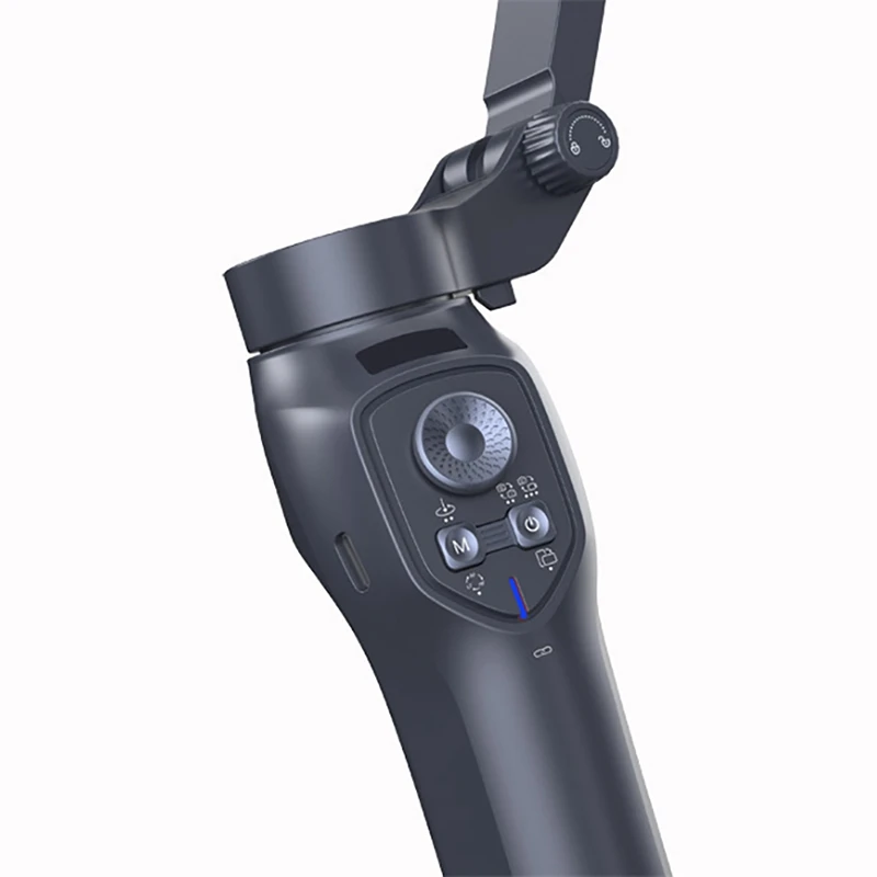 

Phone Stabilizer,Foldable Handheld Stabilizer for Android and Ios Anti-Shake Face Recognition Tracking Gimbal Stabilizer