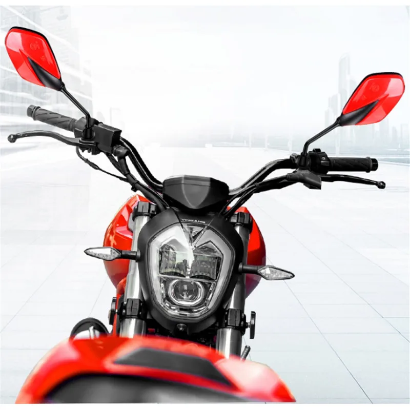 

colorful 8MM 10MM screw moto rear view mirrors motorbike parts unviersal electrical moto rearview mirror motorcycle accessories