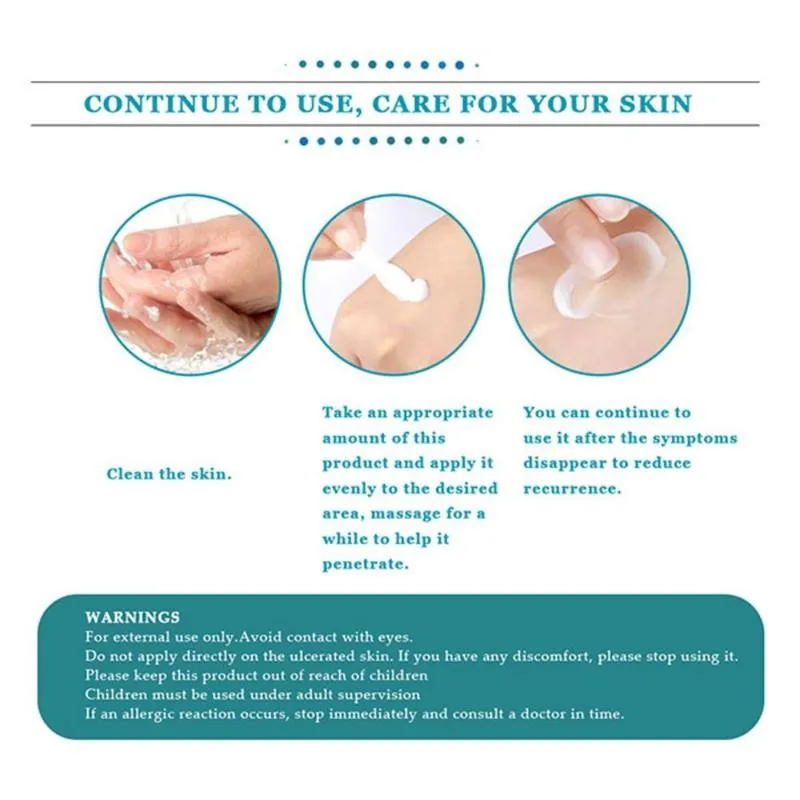 

1pcs Herbal Antibacterial Cream Psoriasis Cream Anti-itch Eczema Skin Urticaria Rash Desquamation Relief Treatment Skin Car X8S2