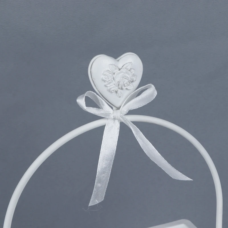 Белый металл торт подставки свадебные кекс пончики десерт деревянной ручкой