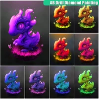 5d color baby dragon ab diamond painting butterfly diy diamont embroidery animal full square round 3d mosaic pictures home decor