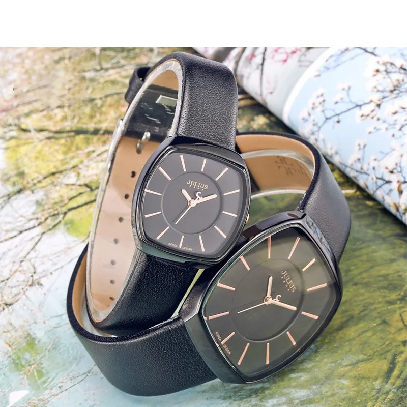 Часы наручные MIYOTA в стиле ретро для мужчин и женщин модные кварцевые