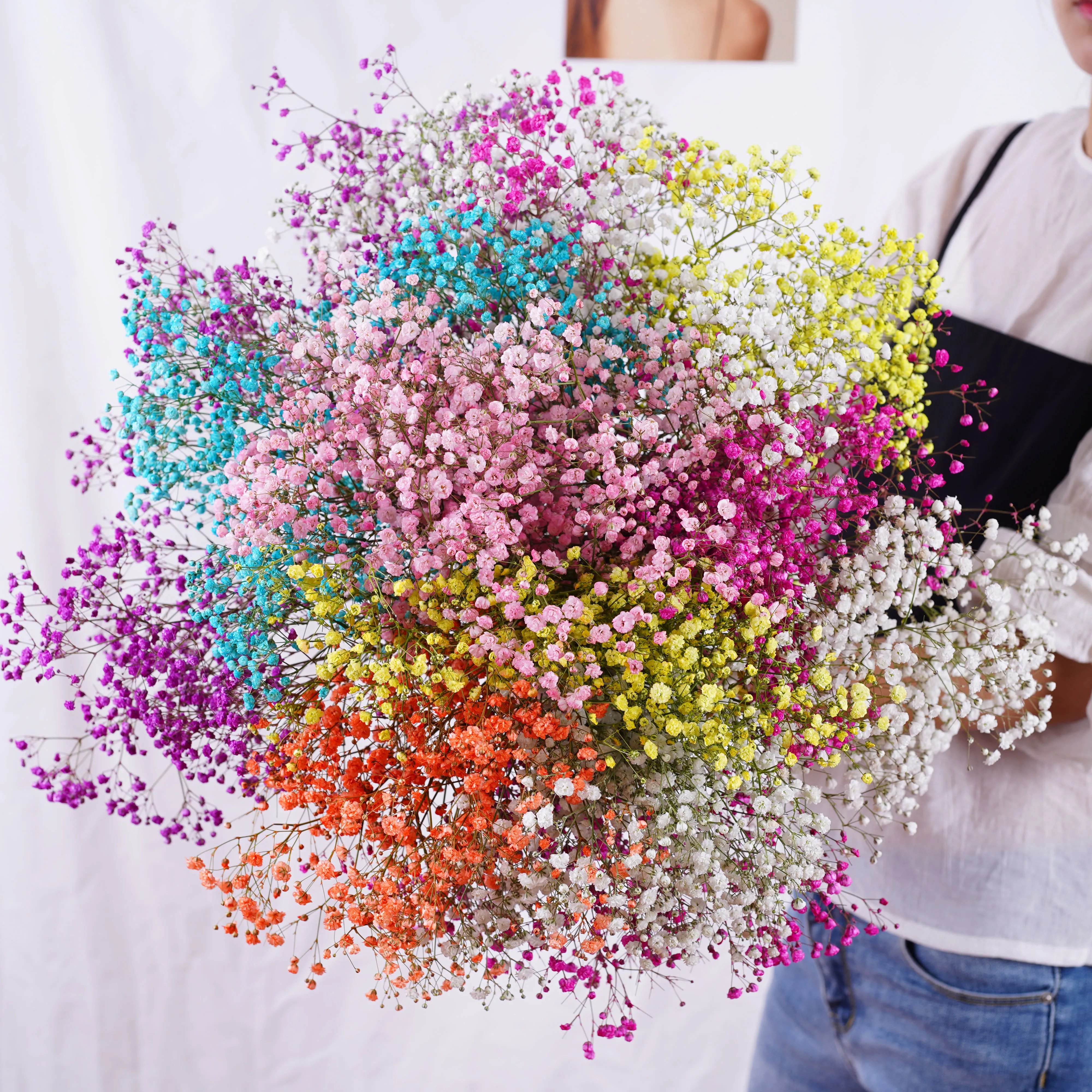 

Sale Limited 200g Dekoration Gypsophila Breath Natural Dried Preserved Baby's Bouquet Babysbreath Gedroogde Wedding Flower