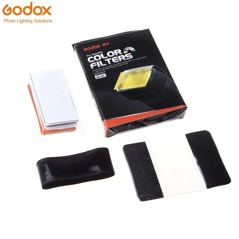 

Godox CF-07 7 Цвет s 5 шт. каждого Цвет Универсальный Speedlite Цвет Комплект фильтров для цифровой зеркальной камеры Canon Nikon Pentax Godox фотовспышка Yongnuo Всп...