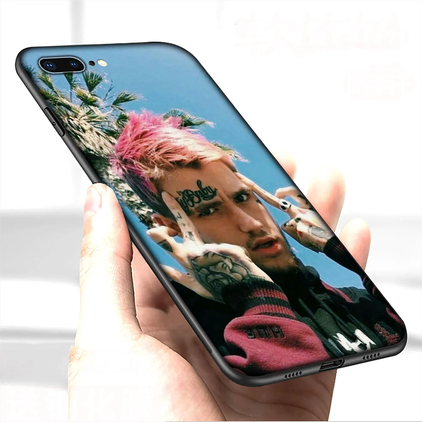 Мягкий силиконовый чехол IYICAO Lil Peep Bo для iPhone 12 Mini XR X XS 11 Pro Max 5 5S SE 6 6S 7 8 Plus черный из