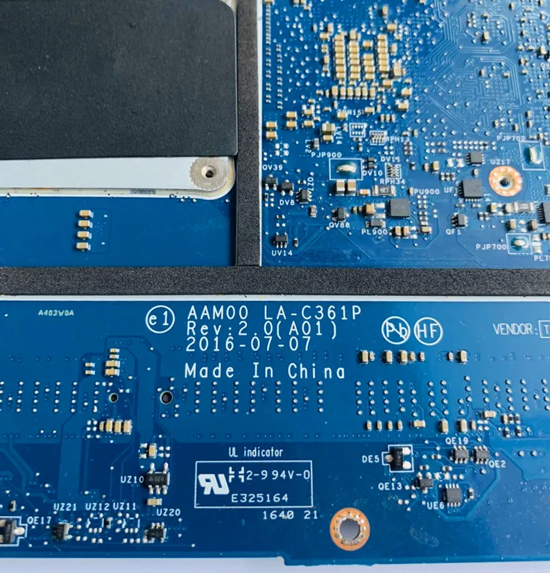 

For DELL Precision M5510 XPS15 9550 Laptop motherboard AAM00 LA-C361P CN-0Y9N5X 0WVDX2 Mainboard W/ i7 CPU 2GB GPU 100% Tested