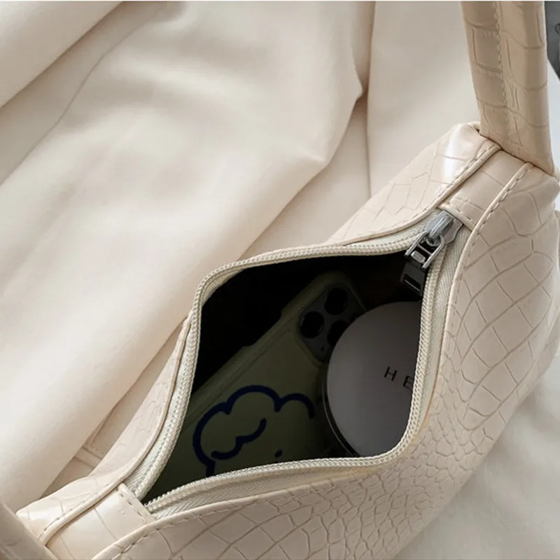 Женская сумка-мессенджер в стиле ретро с крокодиловым узором Повседневная