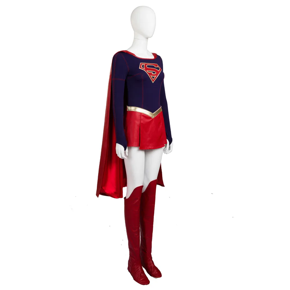 Supergirl costume Carnival cosplay party fancy costumes TV show Supergirl cosplay suit superhero costume jumpsuit custom made