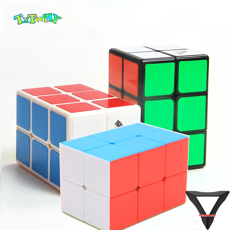 QiYi MoFangGe 2x2x3 волшебный кубик 223 Белый/Черный Цвет Профессиональный магии Скорость