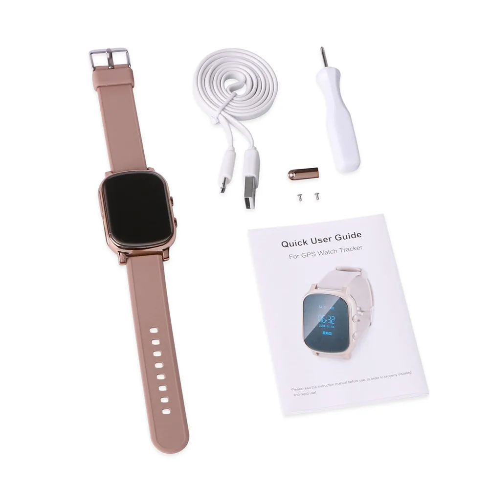 Смарт-часы с GPS Wi-Fi кнопкой SOS и OLED-экраном | Электроника