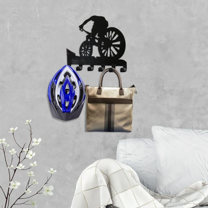 Стеллаж для снаряжения горного велосипеда Металлический Настенный декор