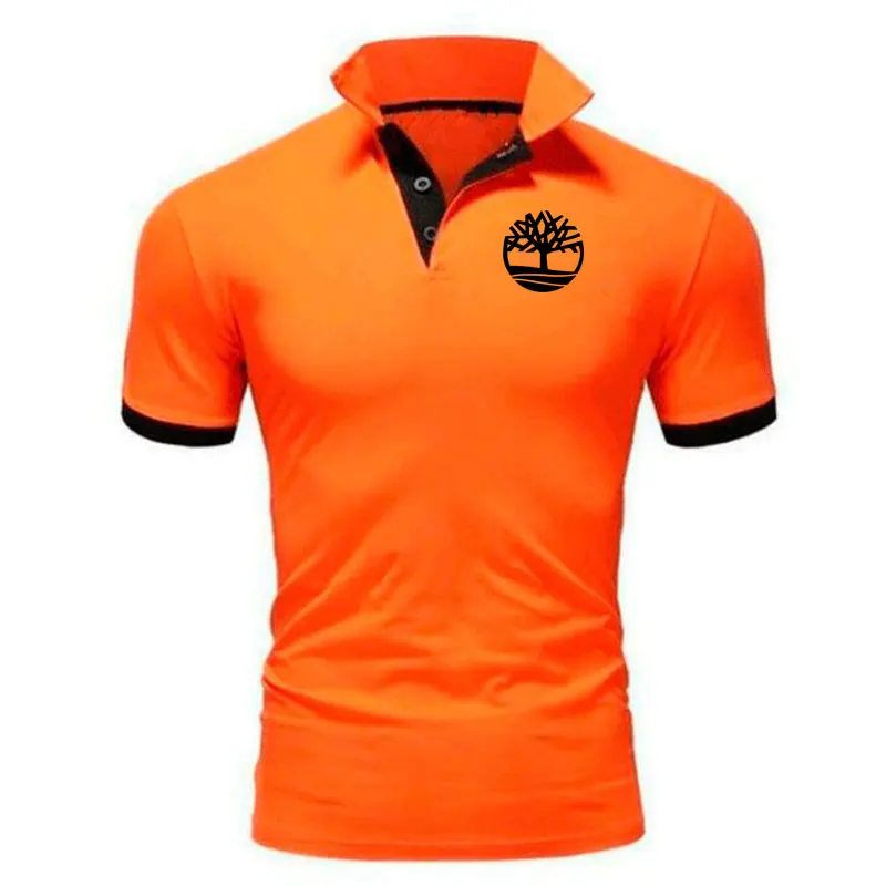 

Summer Men Polo Shirt Mens Casual Cotton Short Sleeve High Quantity Men's Breathable Tee Shirt Golf Tennis Brand Clothes Plus