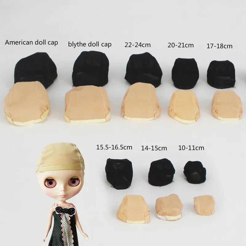 Аксессуары для кукол сделай сам сетка фиксированных волос нескользящая шапочка