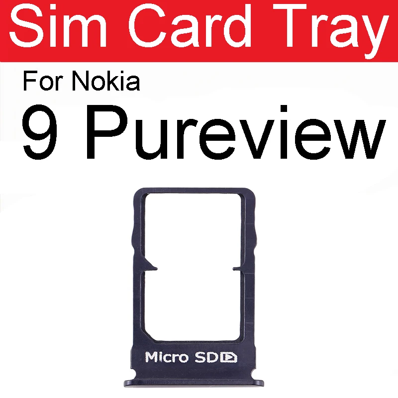 Держатель для SIM-карты Nokia 7 8 1 X7 Sirocco 9 Pureview Plus слот SD-карты | Мобильные телефоны и