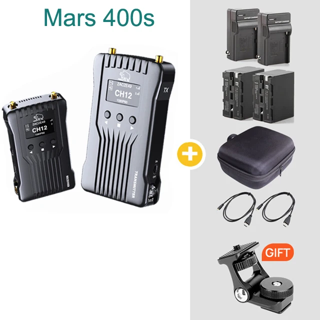 the whole set HOLLYLAND 400S 400FT HDMI+ SDI 1080P передача для камеры изображения Беспроводная HD видео передача передатчик приемник - Цвет: the whole set