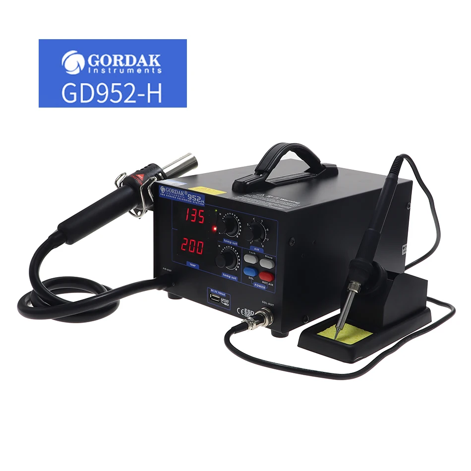 GORDAK 952 952H наладочная станция BGA для распайки SMD термостатический пистолет