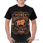 Забавный Графический Мужская футболка с рисунком футболки огненный тренер (Arcanine) женская футболка, короткие рукава повседневные футболки