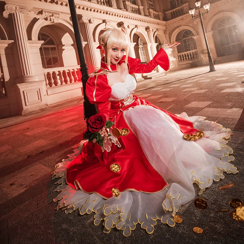 Saber Косплей без пальто Arturia костюм Пендрагона аниме Fate Stay Night Ubw Zero Nero платье| |