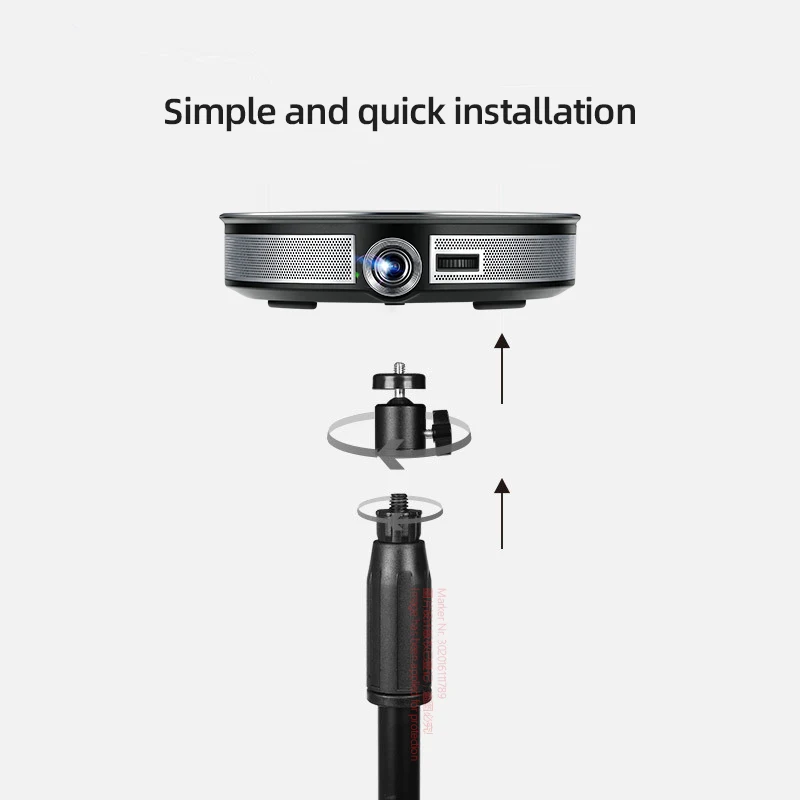 Мини-штатив AUN с регулируемой напольный проекционный штатив для проекторов 6 мм