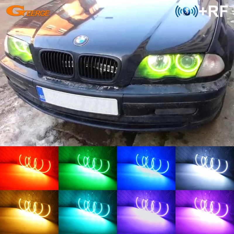Для BMW E46 Coupe Convertible PRE FACELIFT 1999 2003 RF remote Bluetooth APP многоцветный ультра яркий RGB комплект