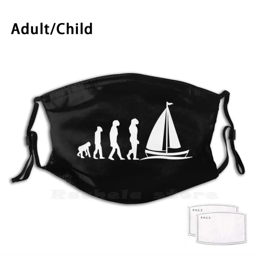 

Evolution Of Sailing Boating Adult Kids Anti Dust Filter Diy Mask Sailing Boat Ocean Sea Ship Water Fishing Sail Summer Beach