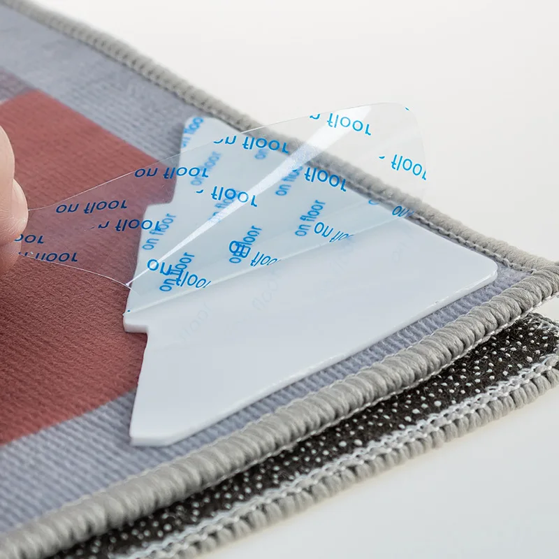 

4pcs Non-Slip Rug Reusable Anti-skid PU Pad Washable for Bathroom Kitchen Living Room Carpet Mat Grippers Home Accessories