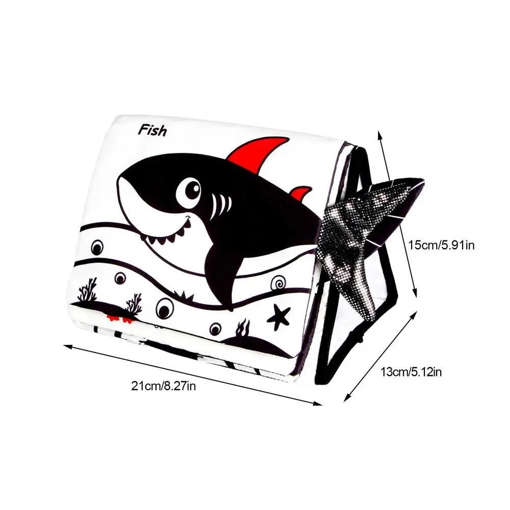 Книга из ткани для детей первая мягкая образовательная Ткань о животных