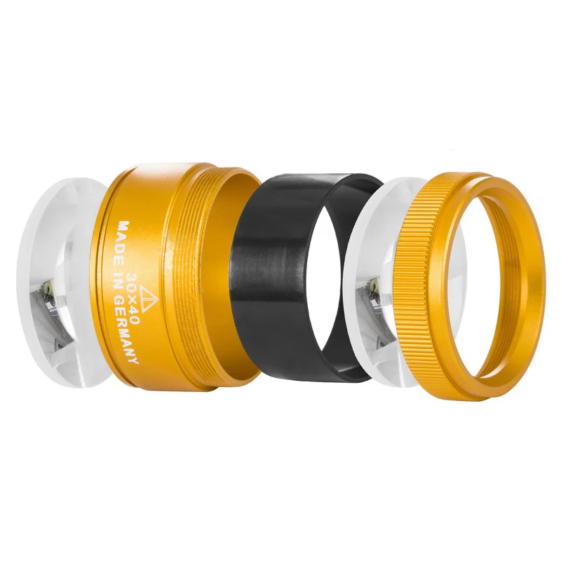 Лупа 30x для часовщика измерительная 40 мм ремонта часов увеличительное стекло