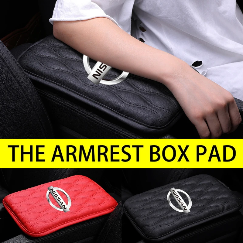 

Car Center Console Armrest Box Pad for Nissan Qashqai J11 J10 Leaf Juke Patrol Micra X Trail T32 Tiida Navara Nismo GTR Sentra