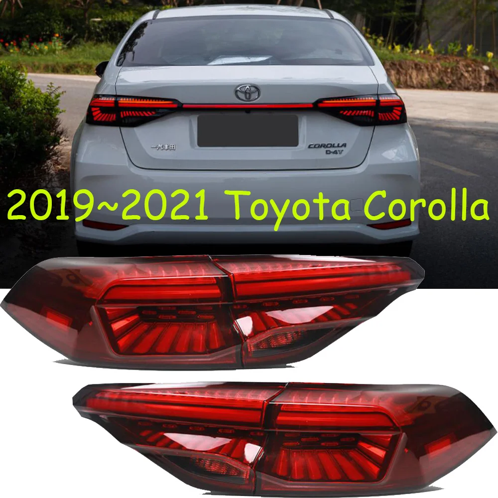 

Dynamic car bumper tail light for toyota Corolla taillight altis 2019~2021y LED car accessories Taillamp corolla rear light fog